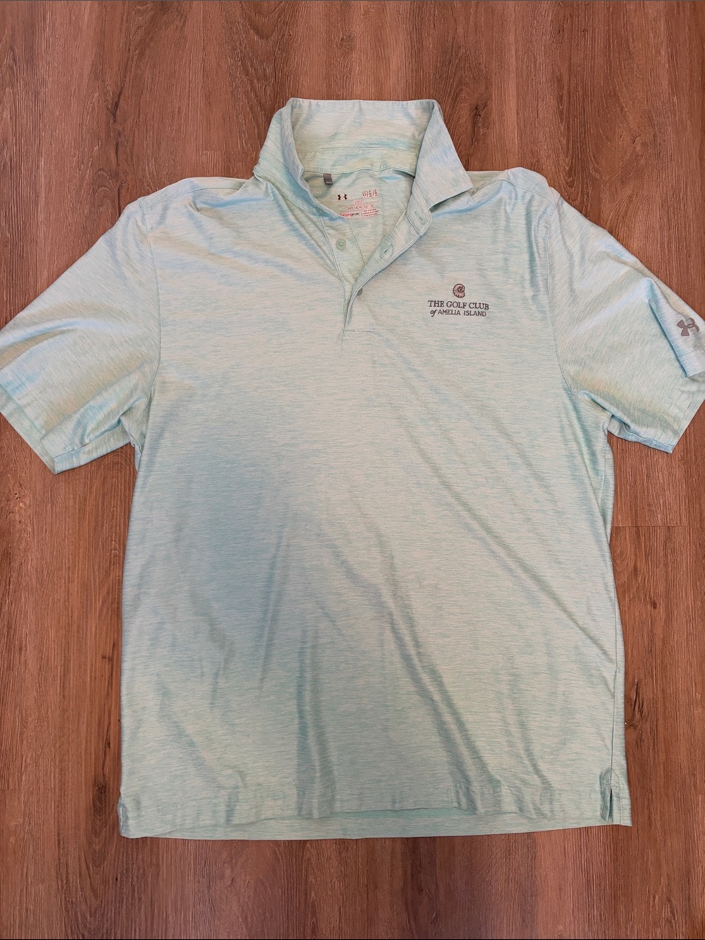 Under Armour Men’s Light Aqua Heather Polo